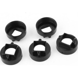 5 Pcs Black Metal CS-20 CS Mount CCTV Camera Lens Fixed Holder M25
