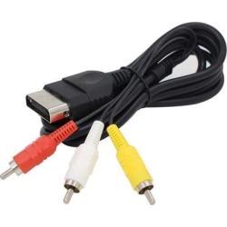Original Audio Video Cable for Microsoft Xbox 1st Generation Console AV RCA