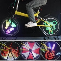 Bicycle Light 96 LED Colorful Patterns Wheel Light for 20' Bike Wheel