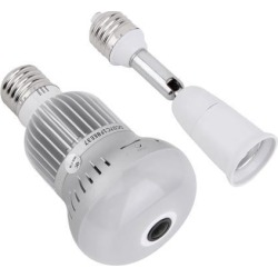 Mini 1080P 360°WIFI HD Hidden Camera 3LEDs Light Bulb Wireless Digitale Video Recorder Panoramic Surveillance Camera