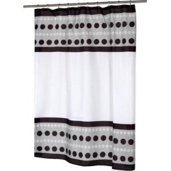Carnation Home Fashions Metro Fabric Shower Curtain