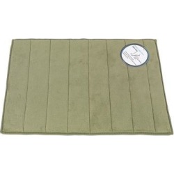 Carnation Home Fashions Medium-Sized, Memory Foamed Bath Mat in Sage