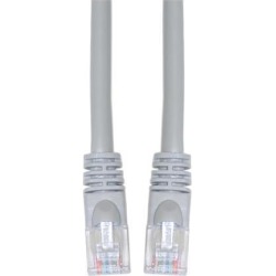 6 Foot Cat6 Gray UTP Ethernet Patch Cable Snagless Molded Boot