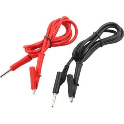 Unique BargainsLaboratory 10A Alligator Clip to Banana Adapter Test Lead Cable 3.3Ft Long Pair