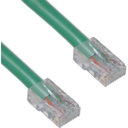 Cable Wholesale Cat 6 Green Ethernet Patch Cable, Bootless, 7 Foot