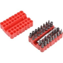 Screwdriver Bits Set 33 in 1 Magnetic Screwdriver Bit Set 1/4 Inch Hex Shank S2 Screw Driver Bit Kit Tools