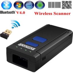 Nexanic Bluetooth Wireless 1D 2D QR Barcode Scanner 2D Barcode Reader Support iOS Windows