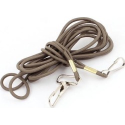 Fishing Plastic Elastic Stretchy Coiled Lanyard Missed Rope Cord Army Green 10ft