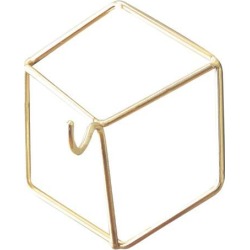 Nordic Style Geometric Design Cast Iron Art Wall Hook Storage Rack Gold B