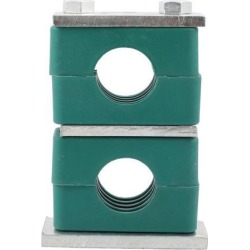 Twin Series Beta Heavy Pipe Clamp Assembly Polypropylene Fit 28mm Tube Dia