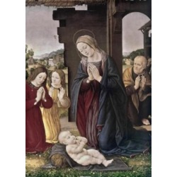 Posterazzi SAL900103590 Nativity Lorenzo De Credi Ca.1460-1537 Italian Poster Print - 18 x 24 in.