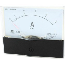 Unique Bargains Analog Panel Ammeter AC 0 - 5A Measuring Range 1.5 Accuracy 44L1
