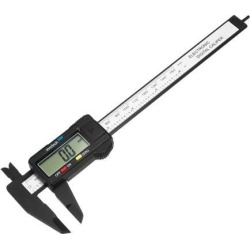 Digital Caliper 6 Inch 150mm X 0.1mm Carbon Fiber Measuring Tool for Precision Measurements Outside Inside Depth