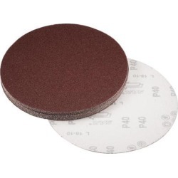 8-inch Hook and Loop Sanding Discs, 40-Grits Aluminum Oxide Flocking Sandpaper for Random Orbital Sander 15pcs