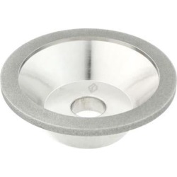 Unique Bargains 100x10x5x20x35mm Bowl Shape Hardware Polishing Tool Diamond Grinding Wheels 200#