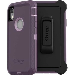 OtterBox DEFENDER SERIES SCREENLESS EDITION Case for iPhone Xr - Retail Packaging - PURPLE NEBULA (WINSOME ORCHID/NIGHT PURPLE)