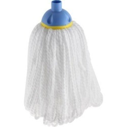 Unique Bargains Microfiber Hair Mop Head Refill Cleaner 2.1cm Dia Installing Rod White