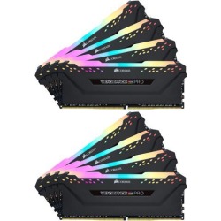 CORSAIR Vengeance RGB Pro 128GB (8 x 16GB) 288-Pin DDR4 SDRAM DDR4 3600 (PC4 28800) Desktop Memory Model CMW128GX4M8X3600C18
