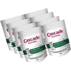 Cascade Platinum Dishwasher Cleaner Pods Fresh Scent, 1 Count (8 Pack)