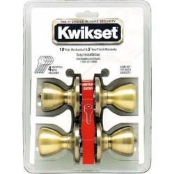 Kwikset 92430-022 Entry Locksets Tylo Knob 2 Pack