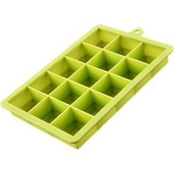 Cubed Ice Maker Ice Cube Square Tray Mold Whiskey Cube Cocktails Silicone Green
