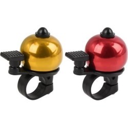 Bicycle Bell Cycling Horn Mountain Bike Alarm Gold Tone Red for 7/8' Handlebar 2pcs