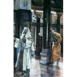 Posterazzi SAL999178 Pharisee & the Publican James Tissot 1836-1902 French Poster Print - 18 x 24 in.