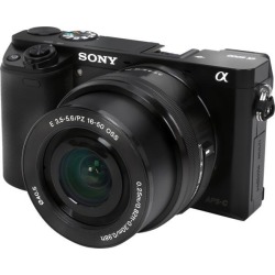 Sony Alpha A6000 ILCE-6000L/B Black Mirrorless Camera with 16-50 mm Lens