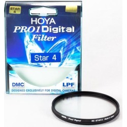 Hoya Pro 1 Digital 77mm Star 4 Adjustable Cross Screen Effect Filter XD77STAR4