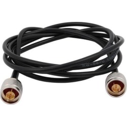 N Type Male to Male RG58 Connector Antenna Extension Coaxial Cable 2 Meters