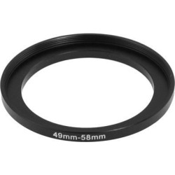 Unique Bargains Digital Camera 49mm to 58mm Step Up Ring Filter Adapter