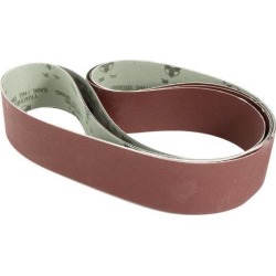 2-Inch x 42-Inch 600 Grit Tape Butt Joint Aluminum Oxide Sanding Belt 3pcs