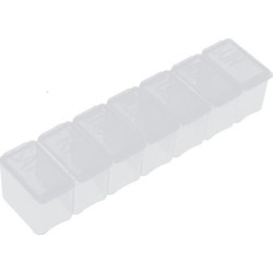 Unique Bargains Pill Tablet Medicine 7 Days Weekly Dispenser Organizer Storage Case Box Holder