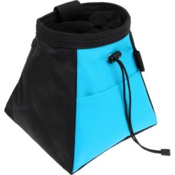 Rock Climbing Bouldering Weightlifting Chalk Storage Bag Bucket Pouch blue