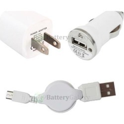 Wall Charger+Car+Micro USB Cable for Android Phone LG G2 G3 G4 K3 K4 K7 K10 V10