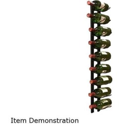 Epicureanist EPWIRE1B 9 Bottle Metal Wine Rack Black