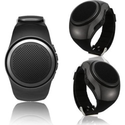 Indigi® Stylish Wrist Smart Watch Bluetooth Headset Handsfree Heart Rate Monitor Pedometer GOLD