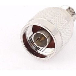 F Type Female To N Type Male Jack Coax RF Connector Antenna Adapter