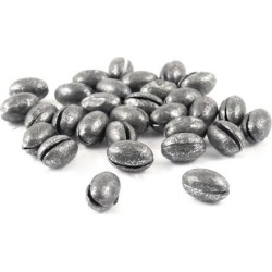 Unique Bargains 1/16 oz Oval Shaped Shot Fishing Sinker Lead Weight 30 Pcs