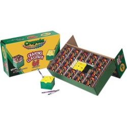 Classpack Regular Crayons, Assorted, 13 Caddies, 832/Box