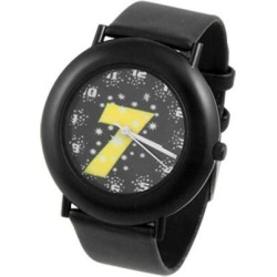 Unique Bargains Ladies Faux Leather Band Fluorescent Quartz Wrist Watch