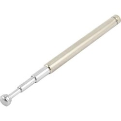 50mm to 140mm 4 Sections FM Radio TV Telescoping Antenna Replacement Silver Tone