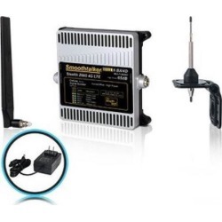 Smoothtalker Stealth Z6 65dB 4G LTE High Power 6 Band Cellular Signal Booster Kit - 700 MHz, 850 MHz, 1900 MHz, 1700 MHz, 2100 MHz - LTE - 4G.
