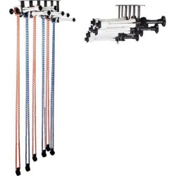 Photography 6-Roller Wall Mounting Manual Control Background Support System