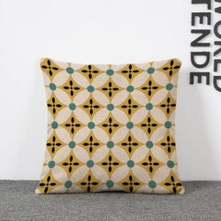 Cotton Linen Pillow Case Waist Throw Cushion Cover Home Vintage Decor#4