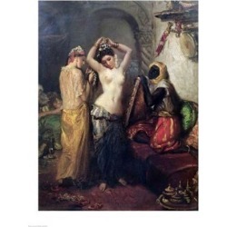 Posterazzi BALXIR208474LARGE The Toilet in The Seraglio Poster Print by Theodore Chasseriau - 24 x 36 in. - Large