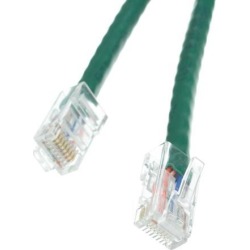 Offex Cat6 Green Ethernet Patch Cable, Bootless, 1 foot
