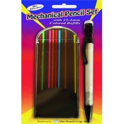 The Pencil Grip Mechanical Pencil Set - 12 Colored Leads