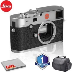 Leica M (Typ 240) Digital Rangefinder Camera (Silver) Bundle with 1 Year Extended Warranty + Carrying Case and More