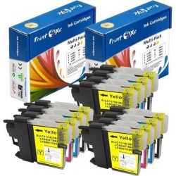 15 Cartridges Brother LC 61 (6 Black, 3 Cyan, 3 Magenta, and 3 Yellow) LC61 See Compatible Printer Models Under Description